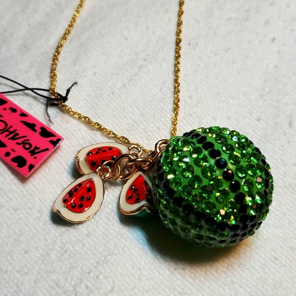 NWTO Betsey Johnson Watermelon Necklace 🍉
